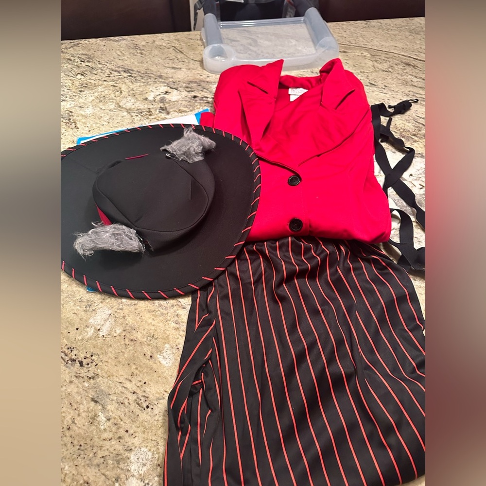 Adult Costumes Vibrant Red Garment, it does not include mask and paws.